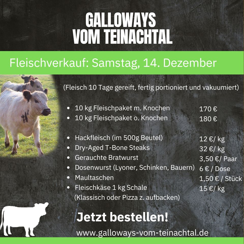 Rindfleischverkauf Neuweiler, Kreis Calw regionales Fleisch direkt vom Bauernhof